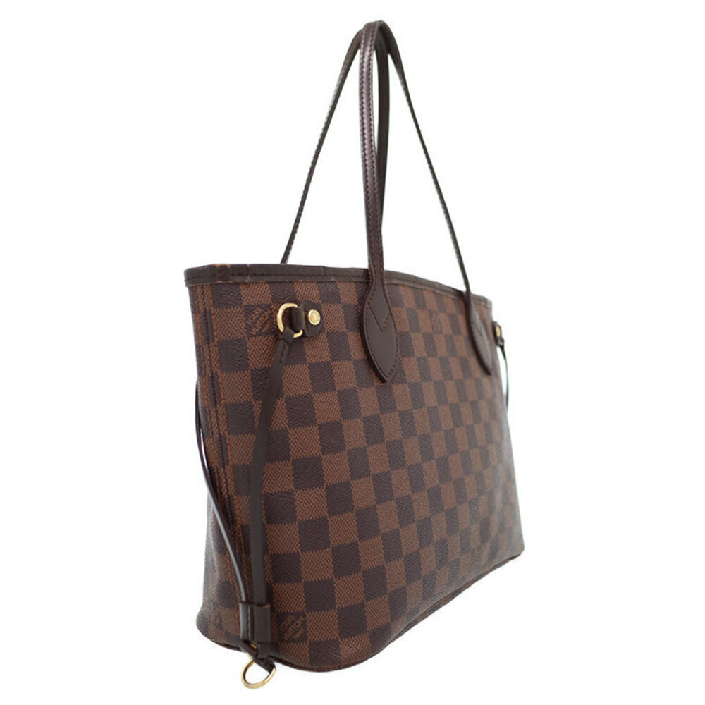 Louis Vuitton Damier Ebene Brown Neverfull Tote Bag - Picture 2 of 8